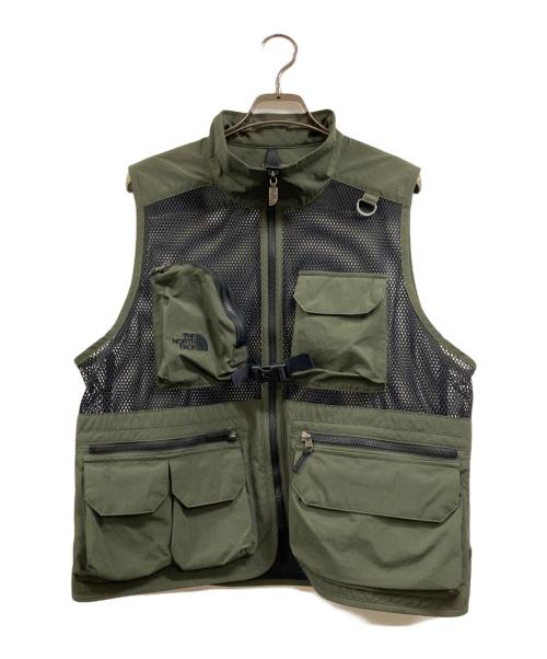 THE NORTH FACE（ザ ノース フェイス）THE NORTH FACE (ザ ノース フェイス) ユーティリティメッシュベスト グリーン サイズ:Mの古着・服飾アイテム