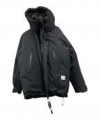 uniform experimentユニフォームエクスペリメント）の古着「HOODED DOWN JACKET」｜ブラック