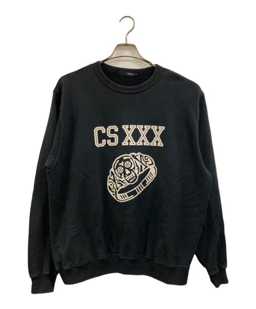 Hysteric Glamour（ヒステリックグラマー）Hysteric Glamour (ヒステリックグラマー) SKULL RING スウェットシャツ ブラック サイズ:XLの古着・服飾アイテム