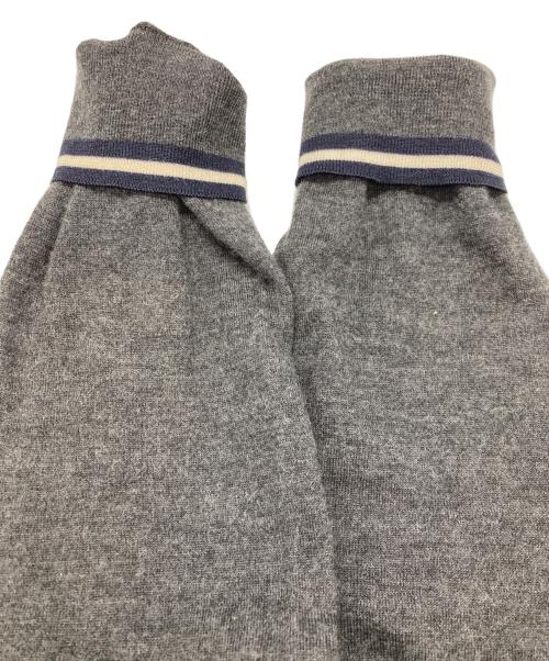 HERMES（エルメス）HERMES (エルメス) シルクカシミヤニット グレー サイズ:Mの古着・服飾アイテム