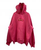 SUPREMEシュプリーム）の古着「BOX LOGO HOODED SWEATSHIRT」｜ピンク