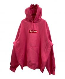 SUPREME（シュプリーム）の古着「BOX LOGO HOODED SWEATSHIRT」｜ピンク