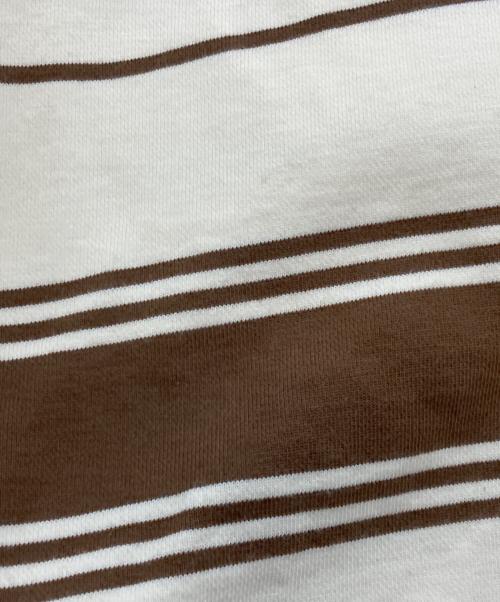 SUPREME（シュプリーム）SUPREME (シュプリーム) striped hooded crewneck ベージュ サイズ:Ｌの古着・服飾アイテム
