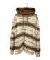 SUPREME（シュプリーム）の古着「striped hooded crewneck」｜ベージュ