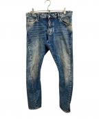 DSQUARED2ディースクエアード）の古着「SEXY TWIST JEAN」｜ブルー
