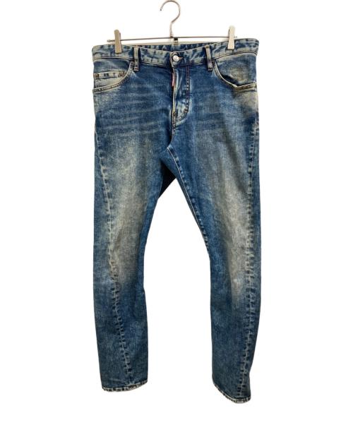 DSQUARED2（ディースクエアード）DSQUARED2 (ディースクエアード) SEXY TWIST JEAN ブルー サイズ:50の古着・服飾アイテム