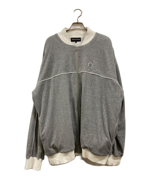 BlackEyePatch（ブラックアイパッチ）BlackEyePatch (ブラックアイパッチ) ベロアジャケット グレー サイズ:XLの古着・服飾アイテム