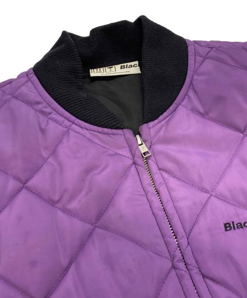 BlackEyePatch（ブラックアイパッチ）BlackEyePatch (ブラックアイパッチ) キルティングベスト パープル サイズ:Mの古着・服飾アイテム