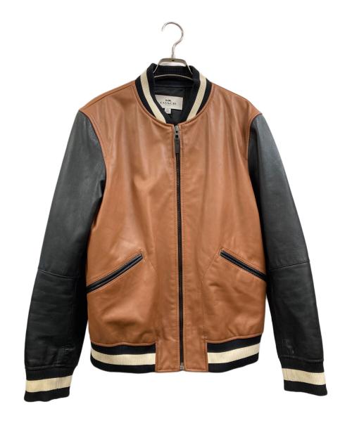 COACH（コーチ）COACH (コーチ) レザージャケット ブラック サイズ:Mの古着・服飾アイテム