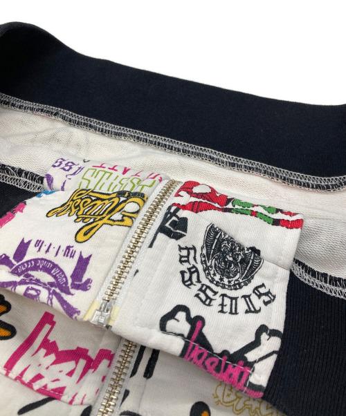 stussy（ステューシー）stussy (ステューシー) 歴代ロゴジップパーカー ホワイト サイズ:Mの古着・服飾アイテム