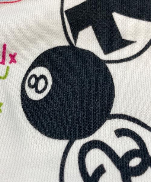 stussy（ステューシー）stussy (ステューシー) 歴代ロゴジップパーカー ホワイト サイズ:Mの古着・服飾アイテム