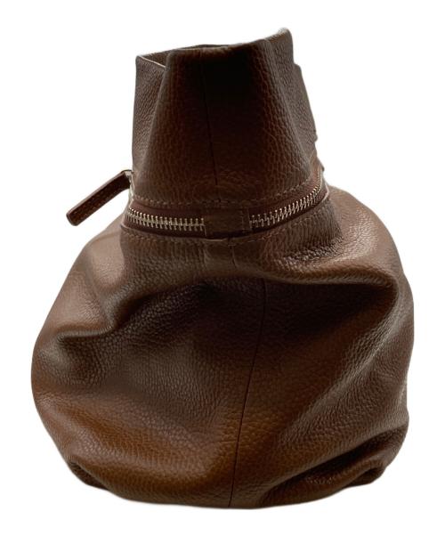 LITKOVSKA（リトコフスカヤ）LITKOVSKA (リトコフスカヤ) ZIP BAG ブラウンの古着・服飾アイテム