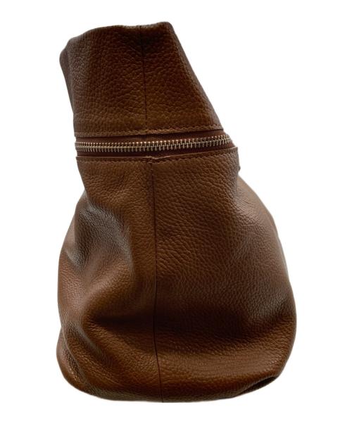LITKOVSKA（リトコフスカヤ）LITKOVSKA (リトコフスカヤ) ZIP BAG ブラウンの古着・服飾アイテム