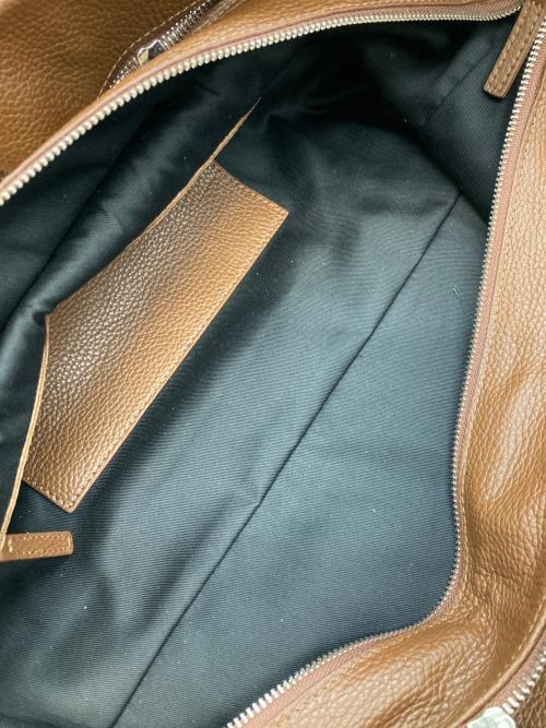 LITKOVSKA（リトコフスカヤ）LITKOVSKA (リトコフスカヤ) ZIP BAG ブラウンの古着・服飾アイテム