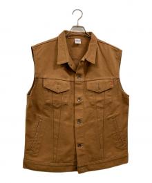 IRON HEART（アイアンハート）の古着「17oz Duck Modified Type III Vest」｜ブラウン