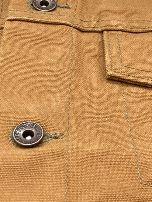 IRON HEART（アイアンハート）IRON HEART (アイアンハート) 17oz Duck Modified Type III Vest ブラウン サイズ:44の古着・服飾アイテム