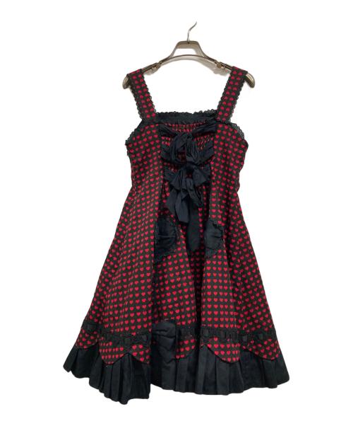 Angelic Pretty（アンジェリックプリティー）Angelic Pretty (アンジェリックプリティー) ワンピース レッド×ブラック サイズ:不明の古着・服飾アイテム