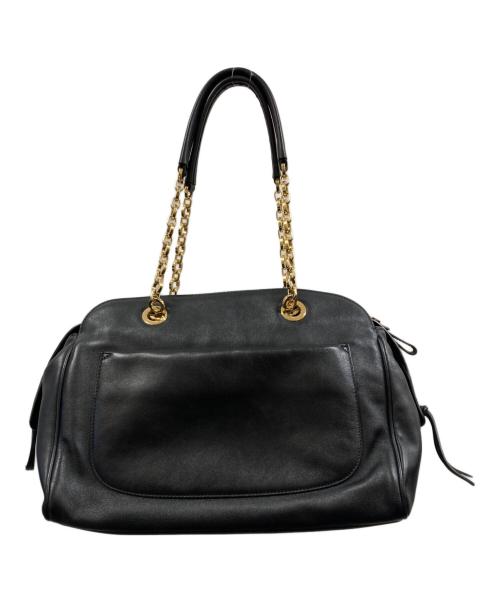 Salvatore Ferragamo（サルヴァトーレ フェラガモ）Salvatore Ferragamo (サルヴァトーレ フェラガモ) チェーンショルダーバッグバッグ ブラックの古着・服飾アイテム