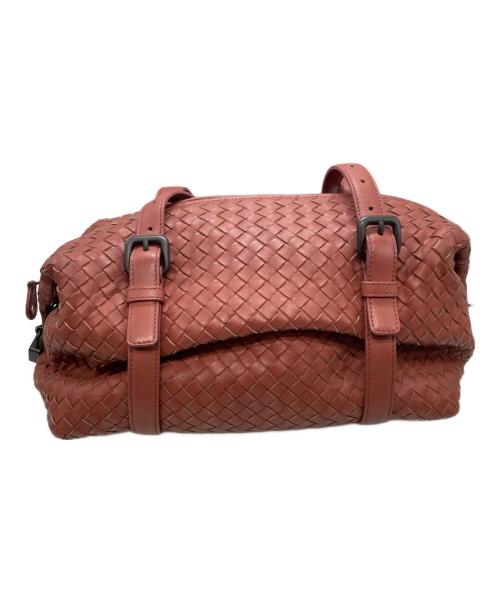 BOTTEGA VENETA（ボッテガベネタ）BOTTEGA VENETA (ボッテガベネタ) ナッパ・モンテーニュバッグ レッドの古着・服飾アイテム