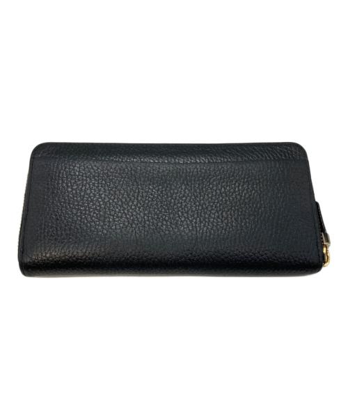 LANVIN COLLECTION（ランバンコレクション）LANVIN COLLECTION (ランバンコレクション) ラウンドファスナー長財布 ブラックの古着・服飾アイテム
