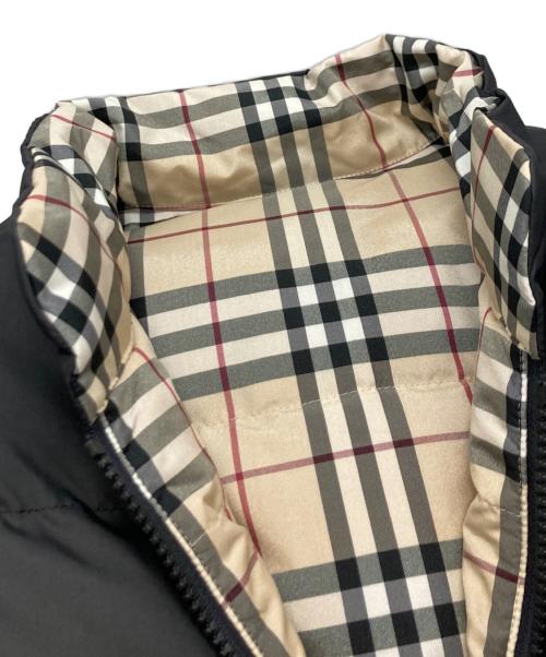 BURBERRY LONDON（バーバリーロンドン）BURBERRY LONDON (バーバリーロンドン) リバーシブルノヴァチェックダウンベスト ブラック サイズ:160Aの古着・服飾アイテム