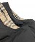 中古・古着 BURBERRY LONDON (バーバリーロンドン) リバーシブルノヴァチェックダウンベスト ブラック サイズ:160A：8000円