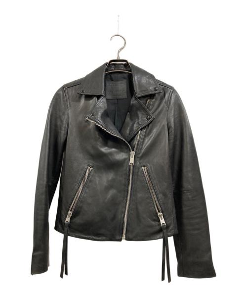 ALL SAINTS（オールセインツ）ALL SAINTS (オールセインツ) DALBY BIKER ブラック サイズ:2の古着・服飾アイテム