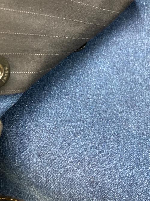 sacai（サカイ）sacai (サカイ) Chalk Stripe Bonding Jacket ブラック サイズ:3の古着・服飾アイテム