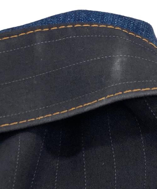 sacai（サカイ）sacai (サカイ) Chalk Stripe Bonding Jacket ブラック サイズ:3の古着・服飾アイテム