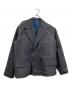 sacai（サカイ）の古着「Chalk Stripe Bonding Jacket」｜ブラック