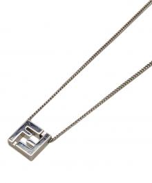 FENDI（フェンディ）の古着「ズッカモチーフネックレス」｜シルバー