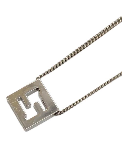 FENDI（フェンディ）FENDI (フェンディ) ズッカモチーフネックレス シルバーの古着・服飾アイテム