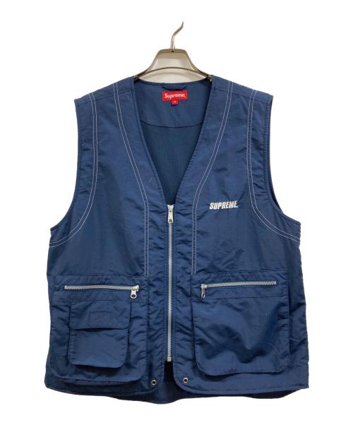 SUPREME（シュプリーム）SUPREME (シュプリーム) ナイロンカーゴベスト ブルー サイズ:Mの古着・服飾アイテム