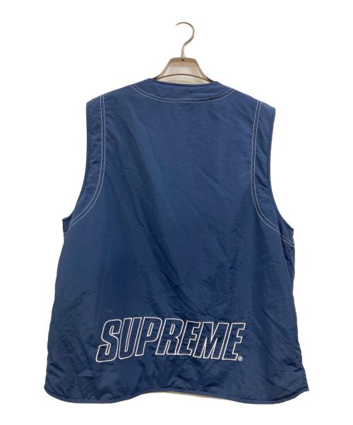SUPREME（シュプリーム）SUPREME (シュプリーム) ナイロンカーゴベスト ブルー サイズ:Mの古着・服飾アイテム