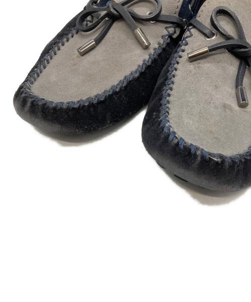 LOUIS VUITTON（ルイ ヴィトン）LOUIS VUITTON (ルイ ヴィトン) ドライビングシューズ グレー×ネイビー サイズ:M10の古着・服飾アイテム