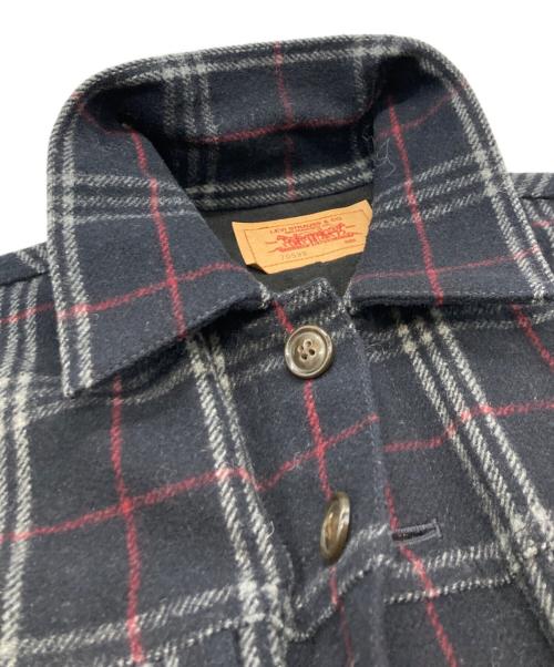 LEVI'S（リーバイス）LEVI'S (リーバイス) ウールチェックトラッカージャケット ネイビー サイズ:Mの古着・服飾アイテム