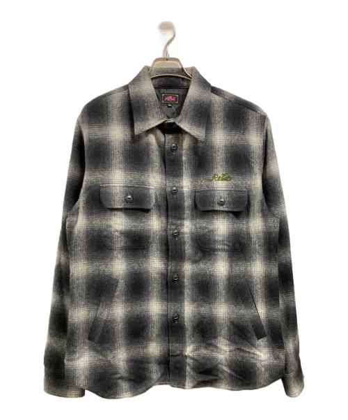 ROTAR（ローター）ROTAR (ローター) ウールオンブレチェックジャケット ブラック×ホワイト サイズ:XLの古着・服飾アイテム