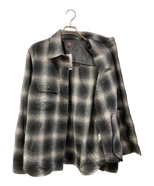 ROTAR（ローター）ROTAR (ローター) ウールオンブレチェックジャケット ブラック×ホワイト サイズ:XLの古着・服飾アイテム