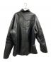 EMPORIO ARMANI (エンポリオ アルマーニ) エコレザージャケット ブラック×ブラウン サイズ:50：15000円