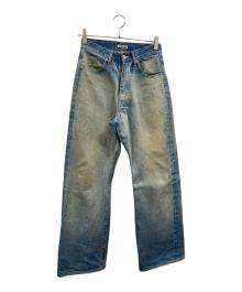 AURALEE（オーラリー）の古着「SELVEDGE FADED HEAVY DENIM PANTS」｜インディゴ