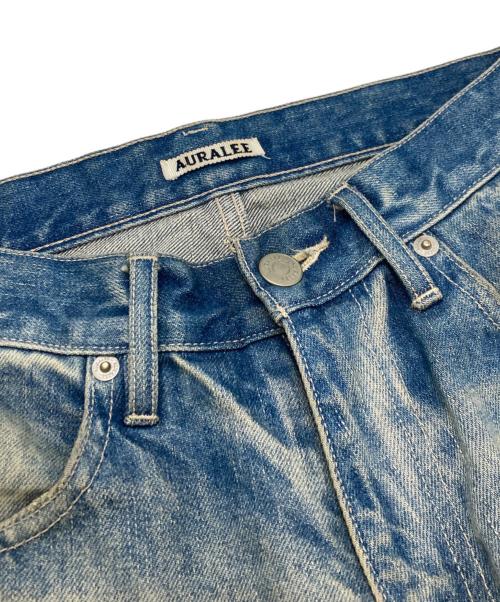 AURALEE（オーラリー）AURALEE (オーラリー) SELVEDGE FADED HEAVY DENIM PANTS インディゴ サイズ:1の古着・服飾アイテム