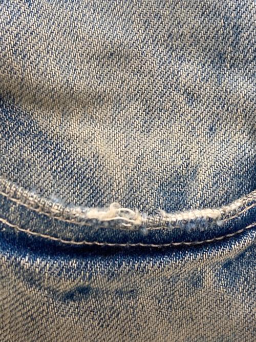 AURALEE（オーラリー）AURALEE (オーラリー) SELVEDGE FADED HEAVY DENIM PANTS インディゴ サイズ:1の古着・服飾アイテム