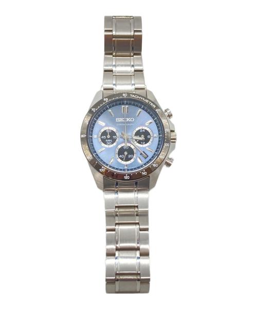 SEIKO（セイコー）SEIKO (セイコー) スピリット クロノグラフ シルバー・ブルーの古着・服飾アイテム