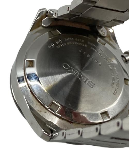 SEIKO（セイコー）SEIKO (セイコー) スピリット クロノグラフ シルバー・ブルーの古着・服飾アイテム
