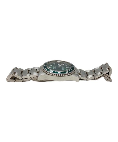 TECHNOS（テクノス）TECHNOS (テクノス) テクノス TSM419MM シルバー・グリーンの古着・服飾アイテム