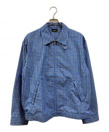 UNUSED（アンユーズド）の古着「CHECK BLOUSON」｜ブルー
