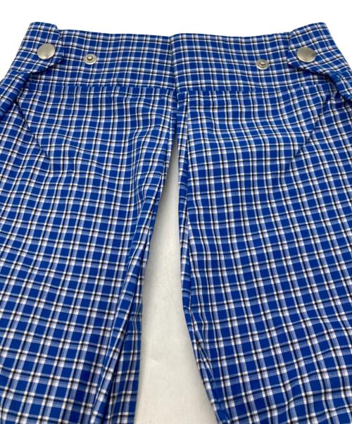 UNUSED（アンユーズド）UNUSED (アンユーズド) CHECK BLOUSON ブルー サイズ:1 未使用品の古着・服飾アイテム