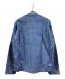 UNUSED (アンユーズド) CHECK BLOUSON ブルー サイズ:1 未使用品：12000円