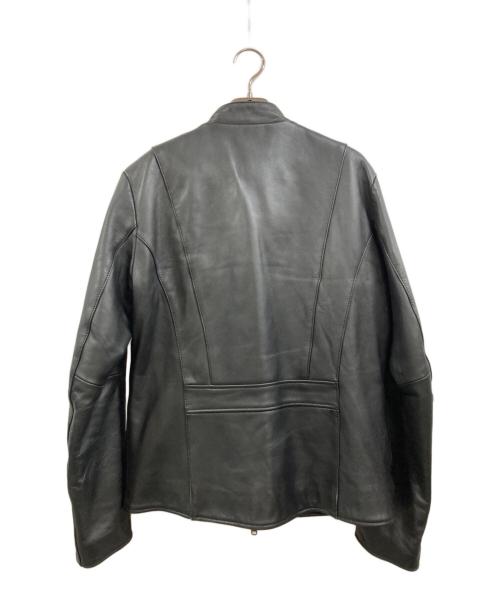 TETE HOMME（テット オム）TETE HOMME (テット オム) ラムレザーライダースジャケット ブラック サイズ:6の古着・服飾アイテム
