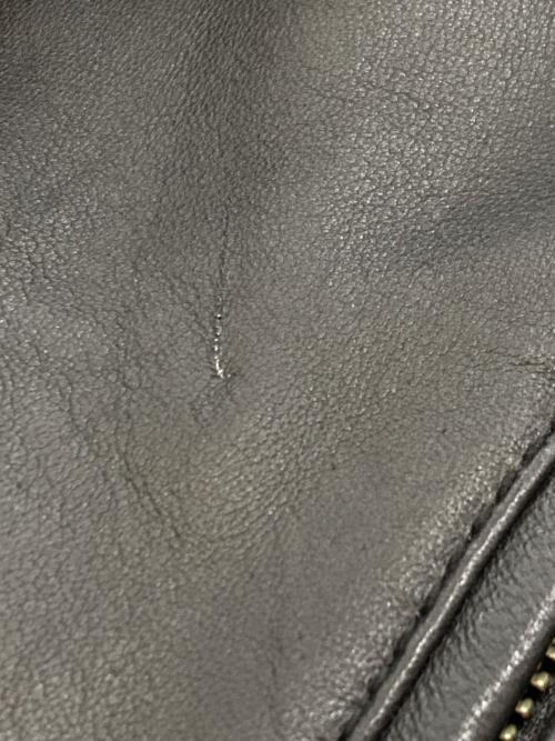 TETE HOMME（テット オム）TETE HOMME (テット オム) ラムレザーライダースジャケット ブラック サイズ:6の古着・服飾アイテム